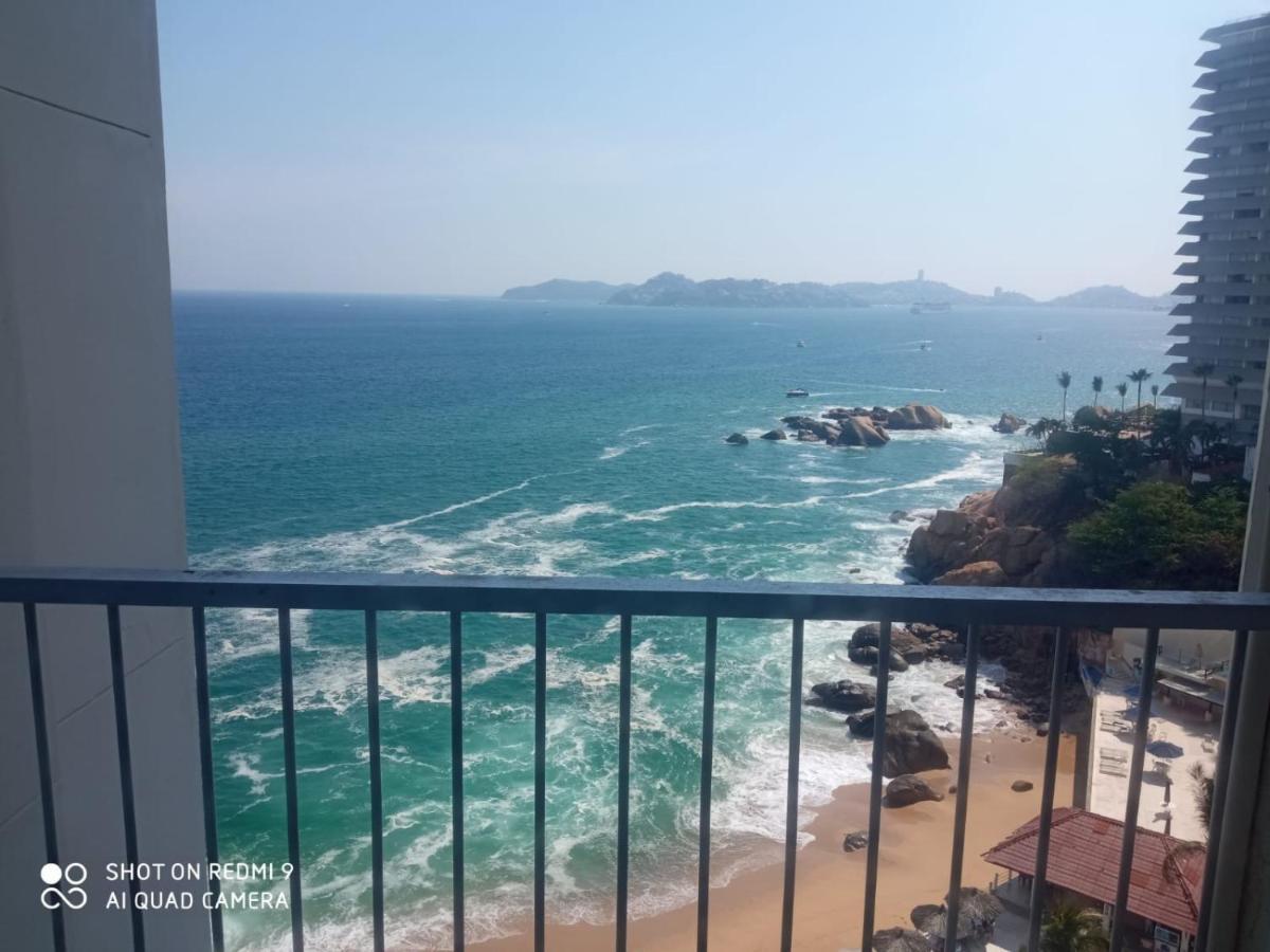 Suite Frente Al Mar En Torres Gemelas アカプルコ エクステリア 写真