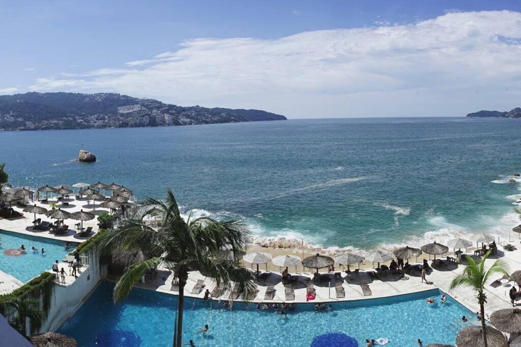 Suite Frente Al Mar En Torres Gemelas アカプルコ エクステリア 写真
